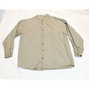 Wah Maker Shirt XLarge  Band Collar Western Cowboy Made USA